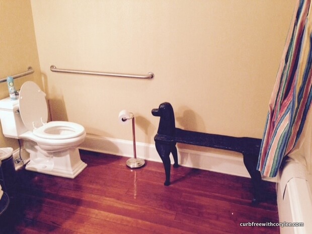 The dog in our bathroom was my favorite!