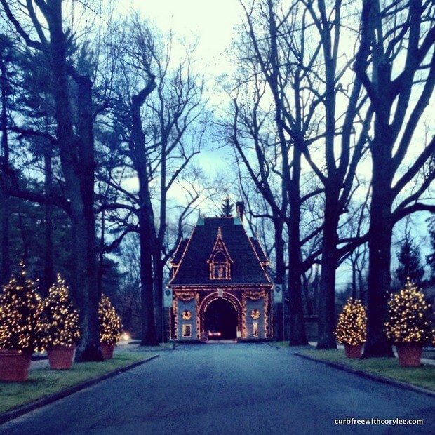 Entrance of the Biltmore Estate, christmas at the biltmore estate