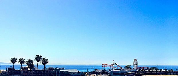 View of Santa Monica Pier from my balcony. shore hotel santa monica reviews