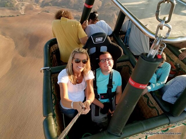 Going on a Wheelchair Accessible Hot Air Balloon Ride Over Israel