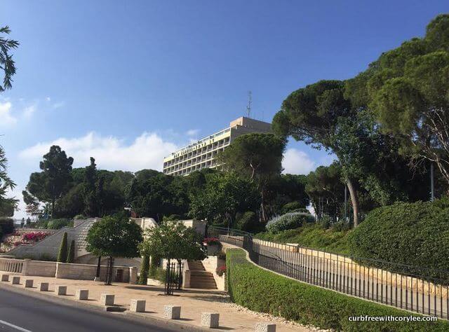 View of the Dan Carmel from the Louis Promenade