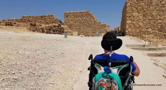 Wheelchair Accessibility at Masada Desert Fortress and the Dead Sea in Israel