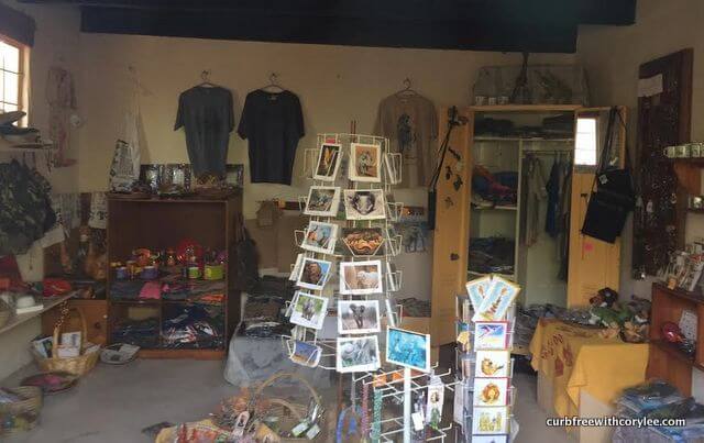 The small gift shop can open upon your request