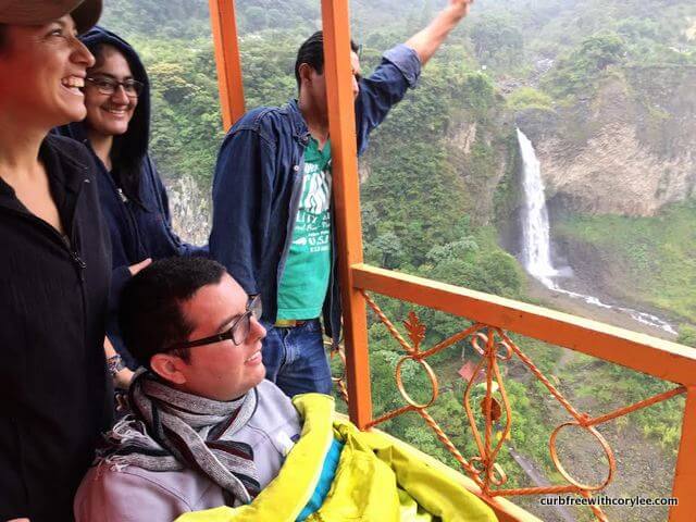  wheelchair accessible cable car banos ecuador