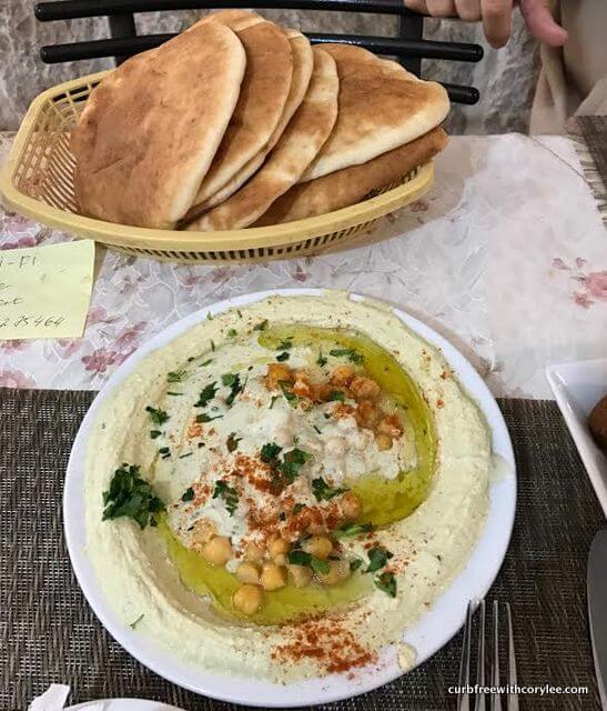 Hummus and pita!