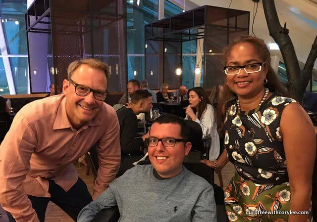 With Sebastien and Shirley of Handiscover