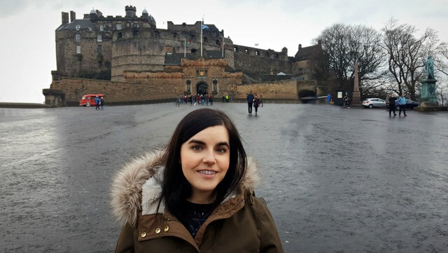 Emma at Edinburgh Castle