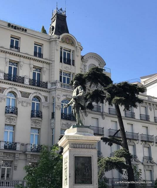 Miguel de Cervantes statue