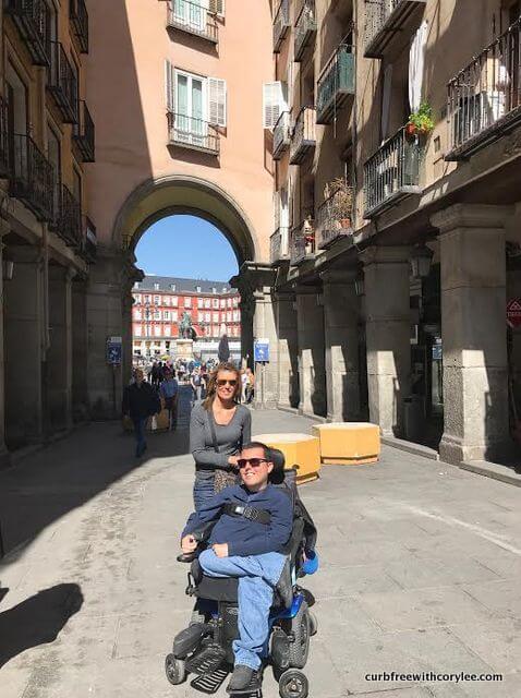 At the entrance to Plaza Mayor