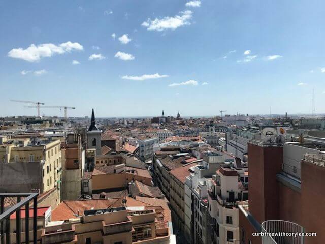 The view from Gourmet Experience Gran Via