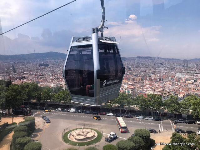 Barcelona wheelchair access guide, things to do in barcelona, barcelona tourist information, wheelchair accessible barcelona, barcelona travel guide, cable car