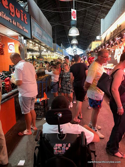 Barcelona wheelchair access guide, things to do in barcelona, barcelona tourist information, wheelchair accessible barcelona, barcelona travel guide, market