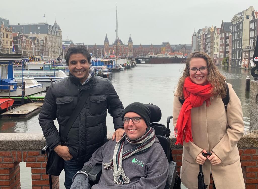 With Houssaine and Veroniek