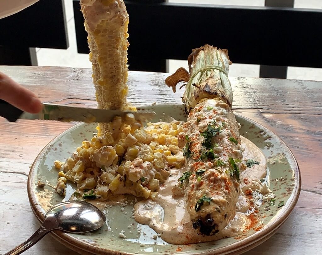 Grilled corn