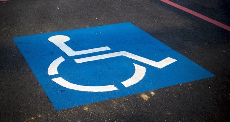 handicap parking spot