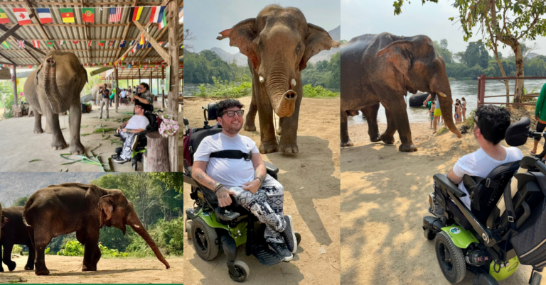 Visiting a Wheelchair Accessible Elephant Sanctuary in Thailand